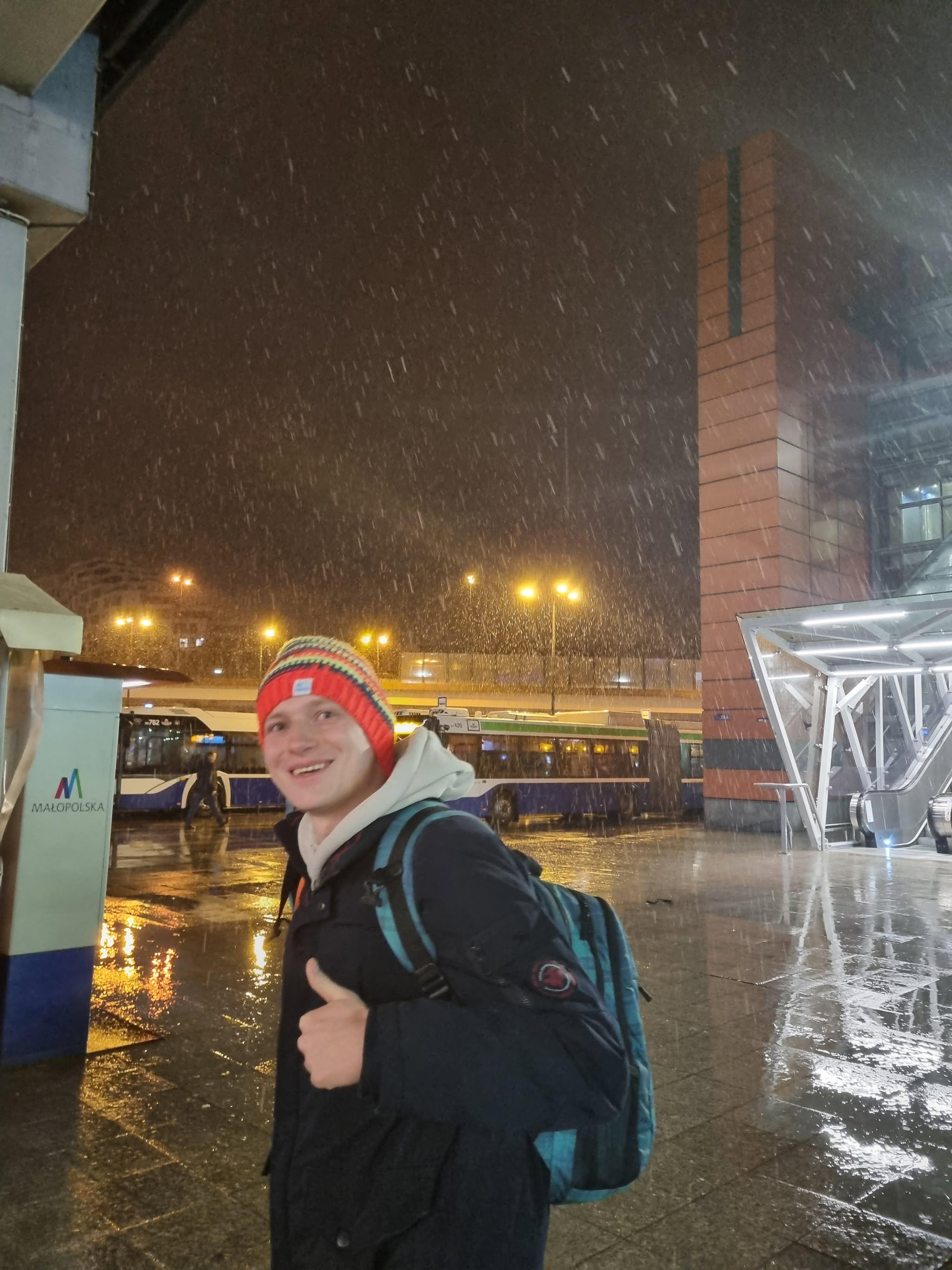 W Krakowie zaskoczył nas śnieg!